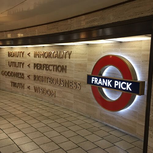  Project - Art on the underground - Piccadilly Circus